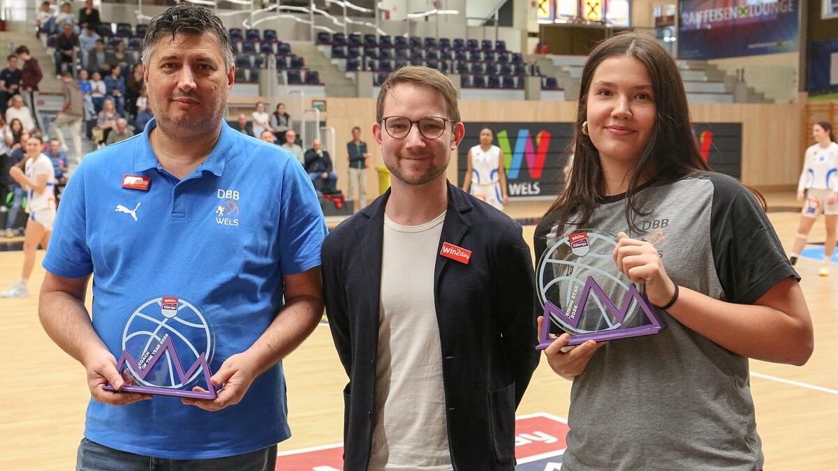 Damir und Sophia Kuranovic mit Albert Handler