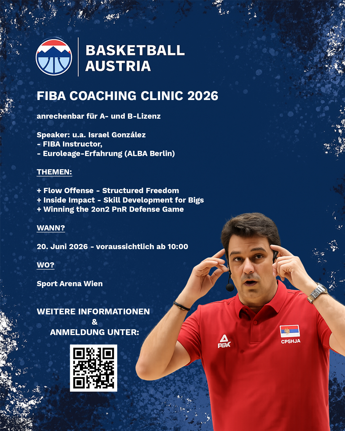 Basketball Austria FIBA Coaching Clinic 2026