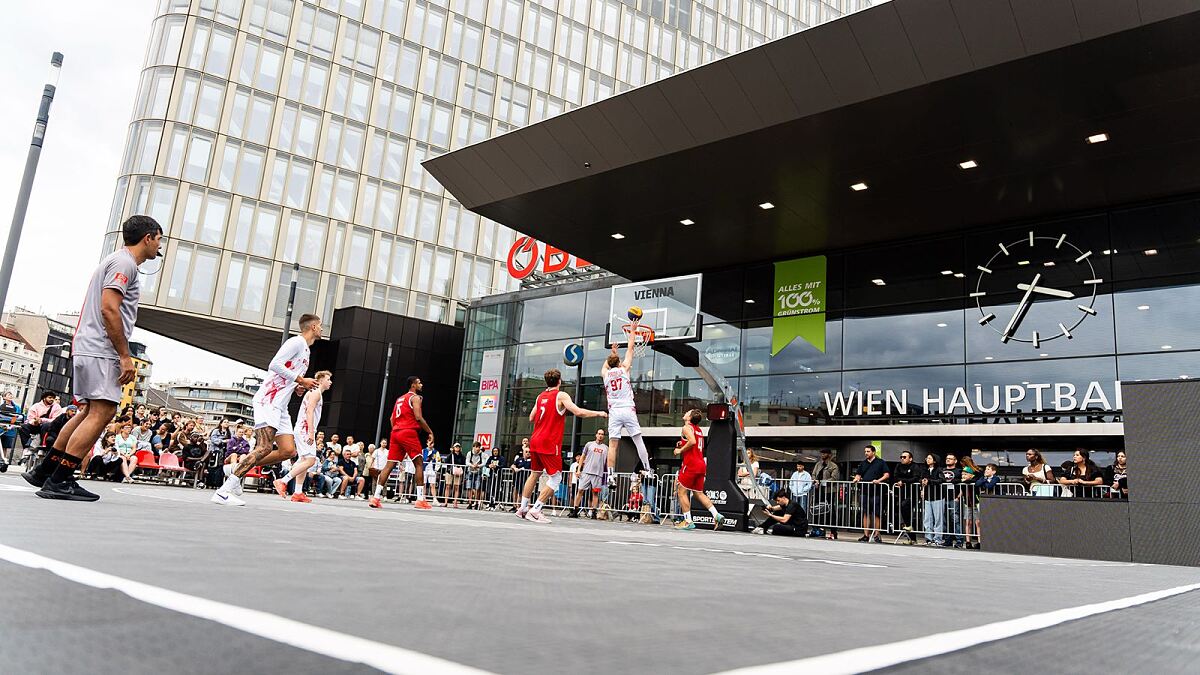 3x3 auf dem Hauptbahnhof