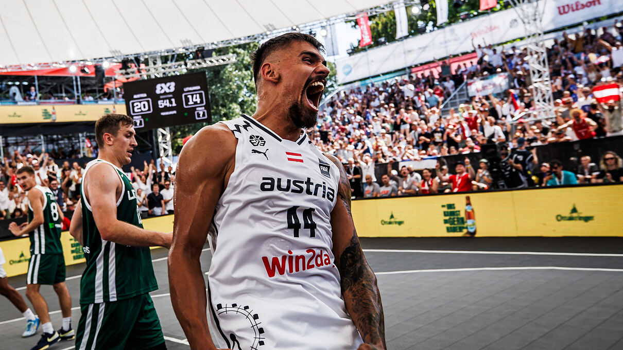 Fabio Söhnel bejubelt den Final-Einzug