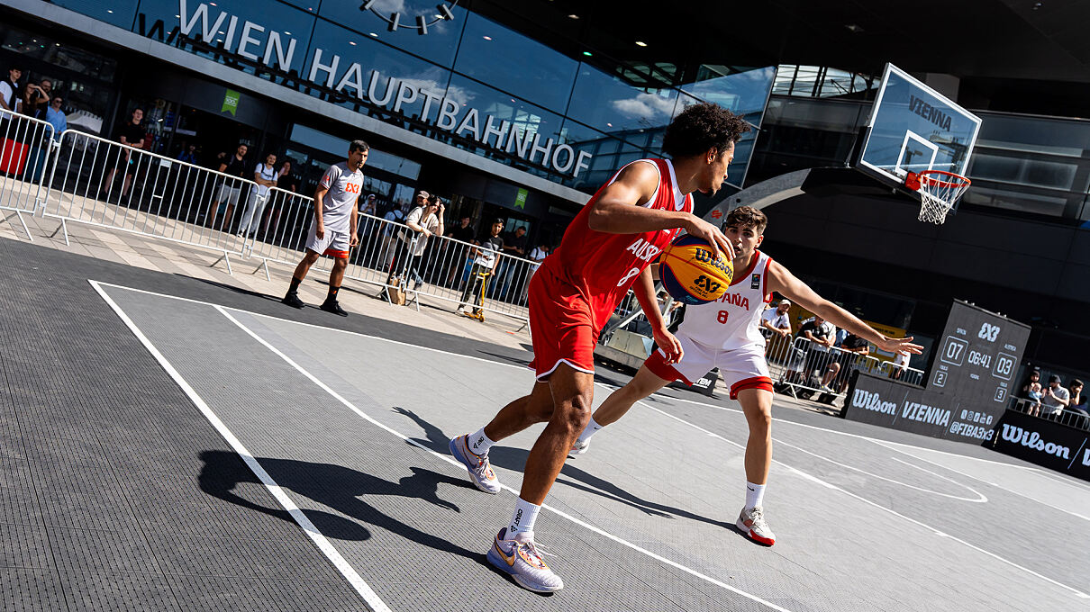 3x3 Action am Hauptbahnhof
